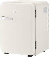 Bol.com TZS First Austria Mini koelkast - Minibar - 40 liter - Vrijstaand - Volledig stil 22dB - Retro - Crème aanbieding
