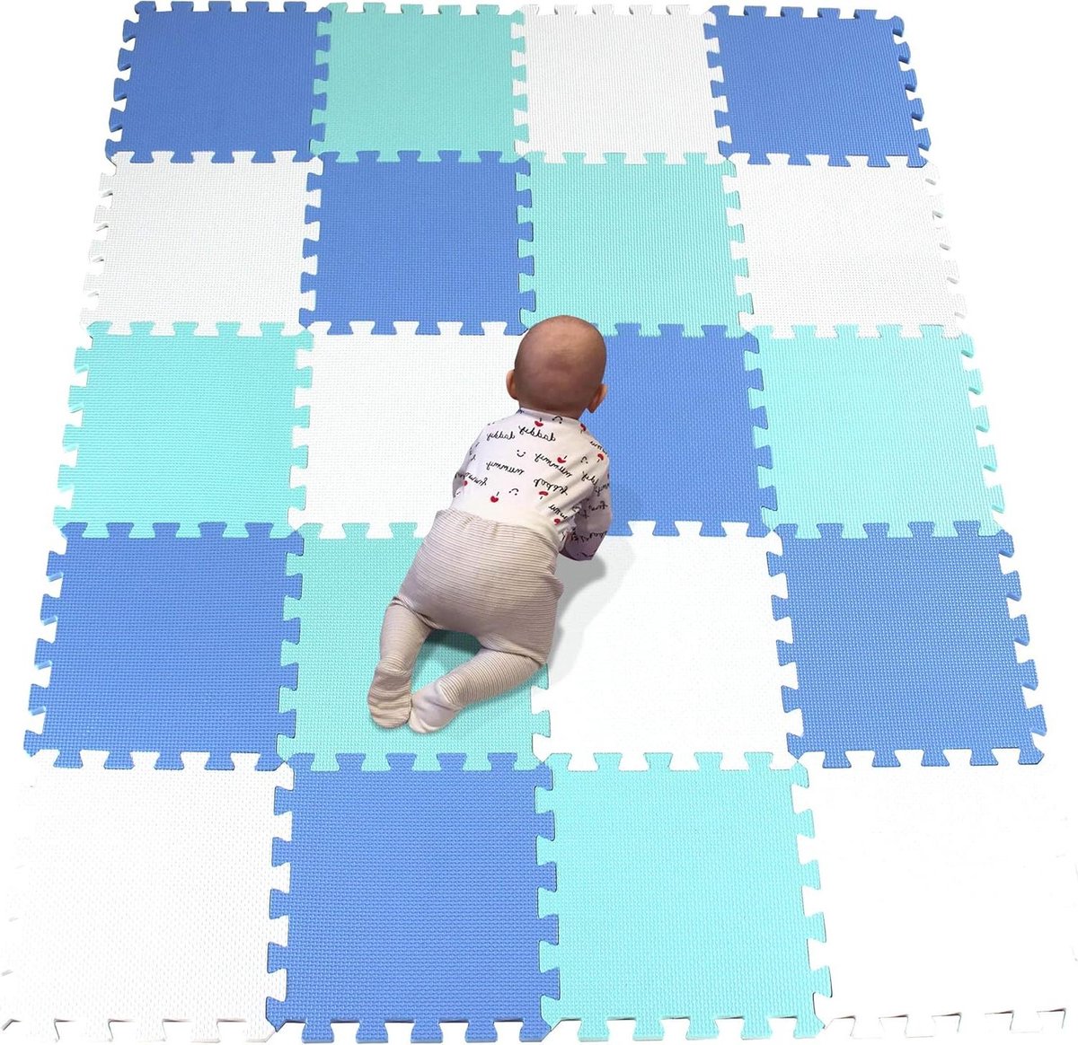 20 Tegels Dikke EVA Schuimvloer Speelmatten Peuters Interlocking Mat 30cm×30cm×1cm Baby's Puzzel Zachte Kinderen R01R07R08G301020