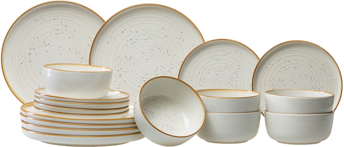 Cosy & Trendy Serviesset Baltic Vanilla - 18-Delig