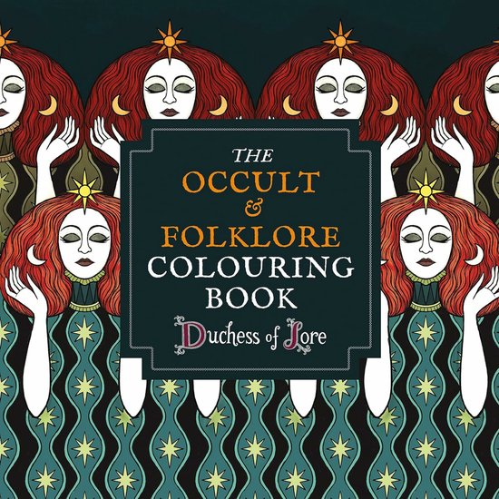 The Occult & Folklore Colouring Book - cover
