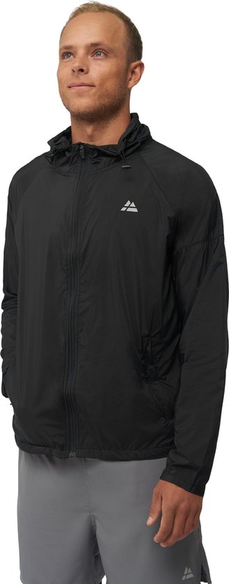 DANISH ENDURANCE Windjack - Outdoorjas - Lichtgewicht - Ademend - Heren - Zwart - Maat XL