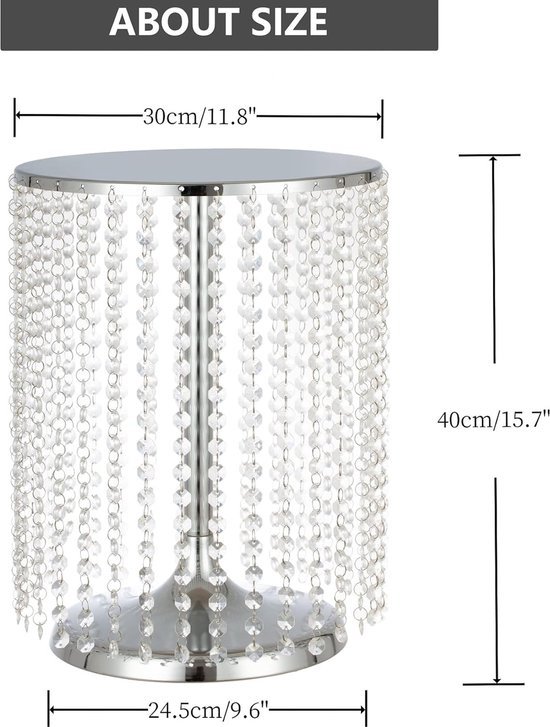 Snowtaros Lot de 6 Présentoirs à Gâteaux, Support Ronds en Métal avec Snowtaros Lot de 6 Présentoirs à Gâteaux, Support Ronds en Métal avec