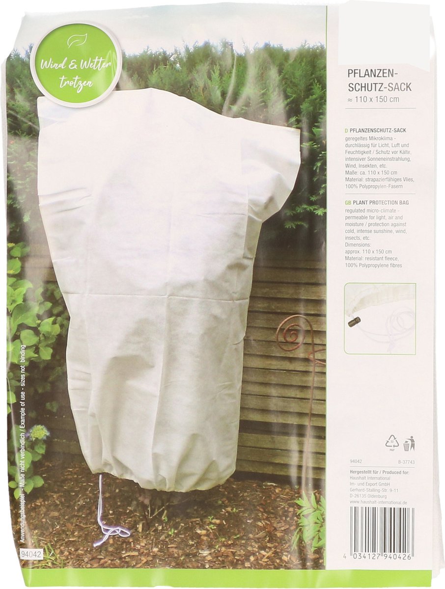 Aiperq Lot De 2 Housses De Jardinière Bio - Protection Contre Le Gel - Protège Les Fleurs Dans La Jardiniere De Balcon Contre Les Dommages Causes Par Le Gel Leger Ou Le Vent Et La Pl 87325523