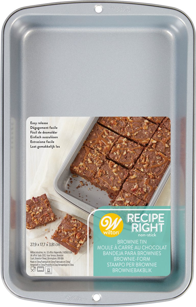 Wilton Recipe Right® Biscuit/Brownie Pan 27,5 x 17,5cm