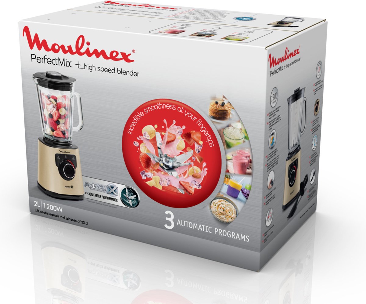 Moulinex PerfectMix LM871A10 blender 1,5 L Mélangeur de table 1200 W