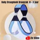 Allernieuwste.nl® Porte- Bébé Porte-bébé Porte-bébé BLEU - 0 à 3 ans - Porte-bébé ergonomique et sûr pour le ventre Drager Bébé Porte-bébé - Blauw %%
