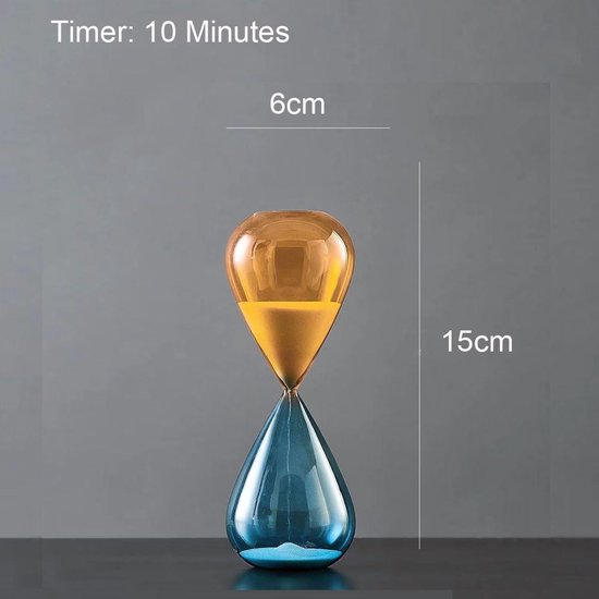 Zandloper Timer Grote Kinderen Zand Decoratie 15 Minuten Retro Zand Zandloper Klaslokaal, Keuken, Games, Home Office Decoratie (Color : Gold Frame, Size : 30 minutes (15 * 22cm