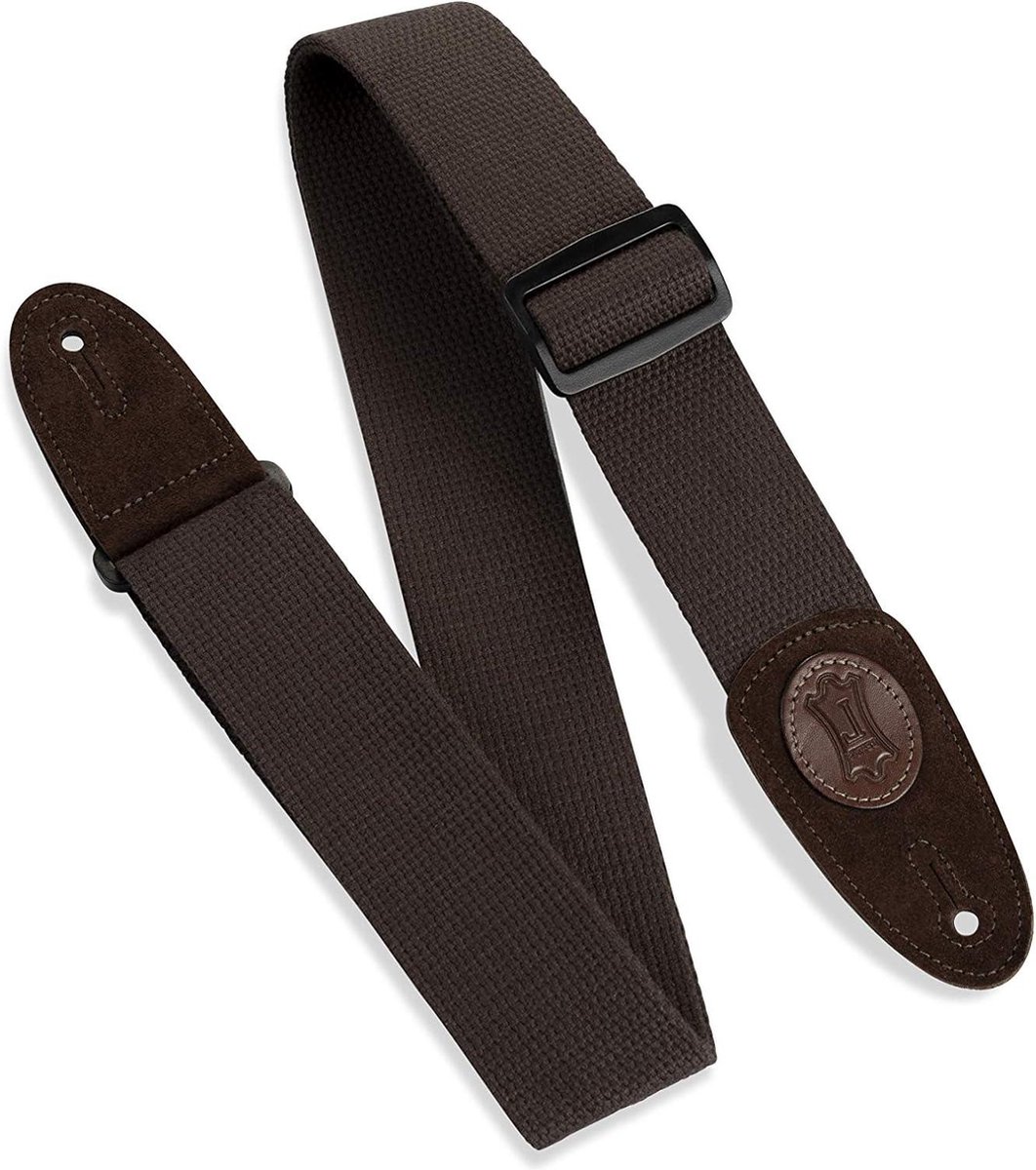 2" Signature Series Cotton Strap - bruin XL voor MSSC8 gitaarriemen