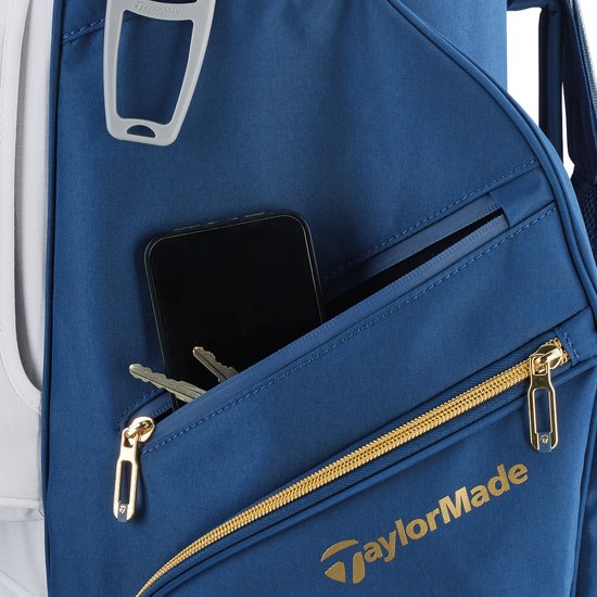 TaylorMade Kalea Gold Ladies Cartbag - Blauw Wit van Merkloos — afbeelding 2