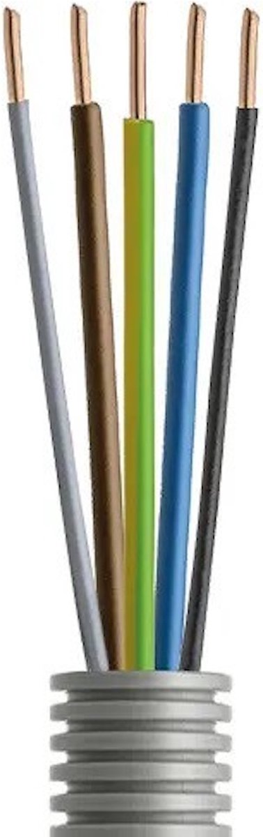 Flexbuis 5 x 2,5mm2 20mm - 25 meter