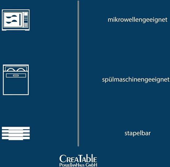 Cascade dipschalen blauw 300 ml - 6-delige serviesset van aardewerk met dip-schalenset