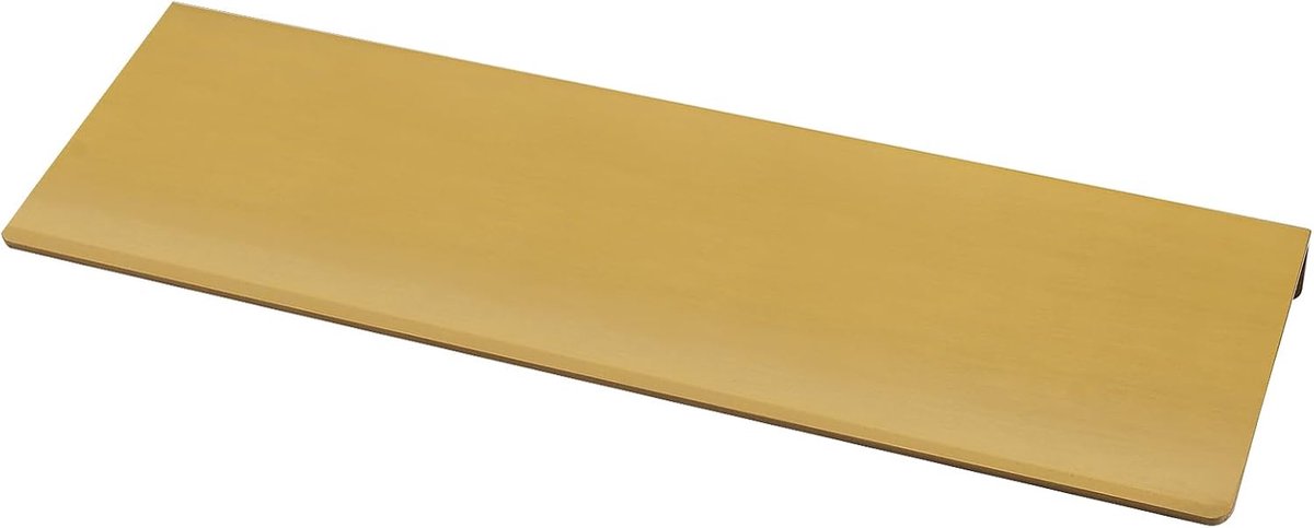 Wandrek, metaal, goud, 2 stuks, 40 cm en 30 cm, decoratief zwevend rek
