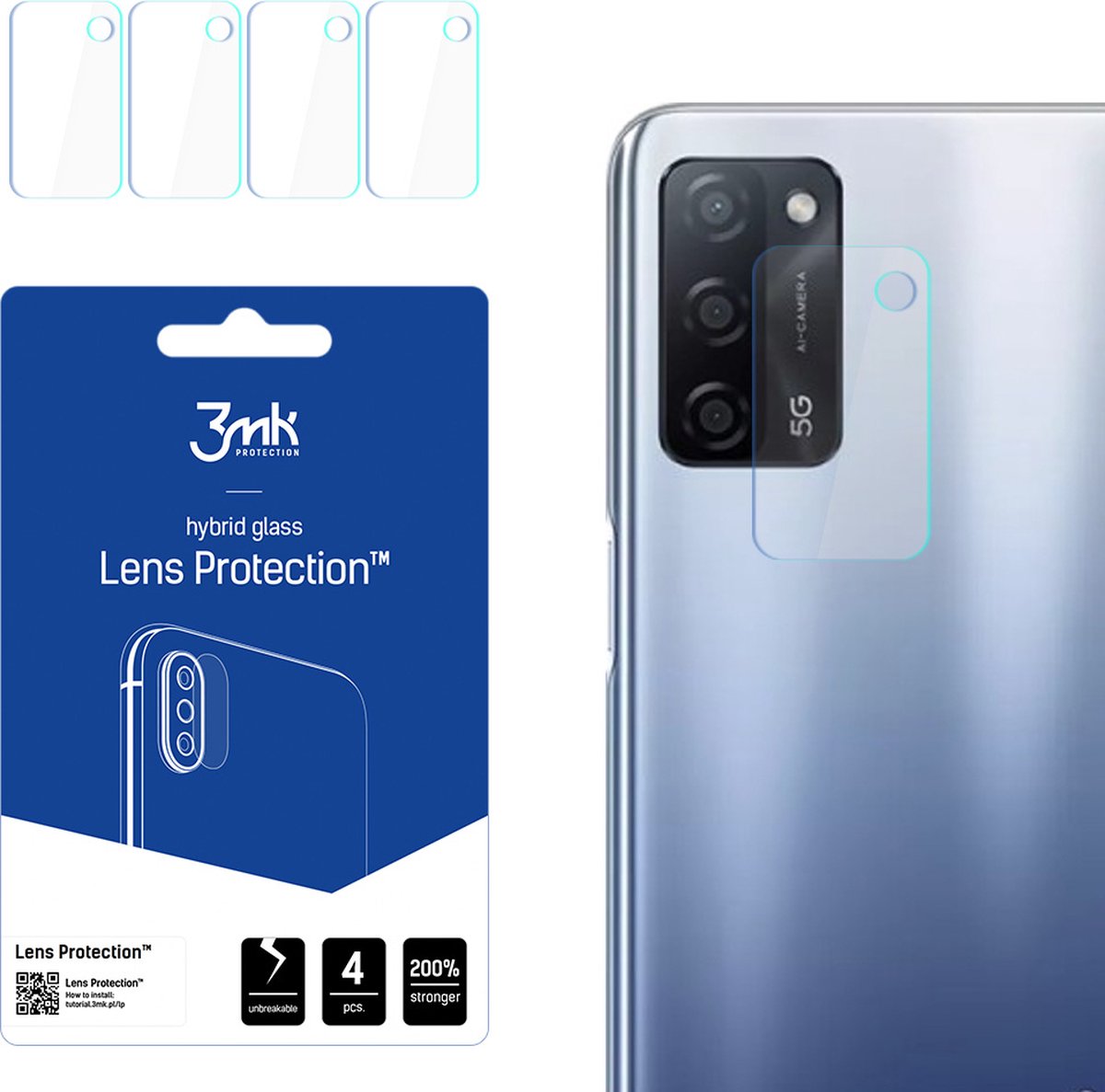 Oppo A55 5G - 3mk Lens Protection