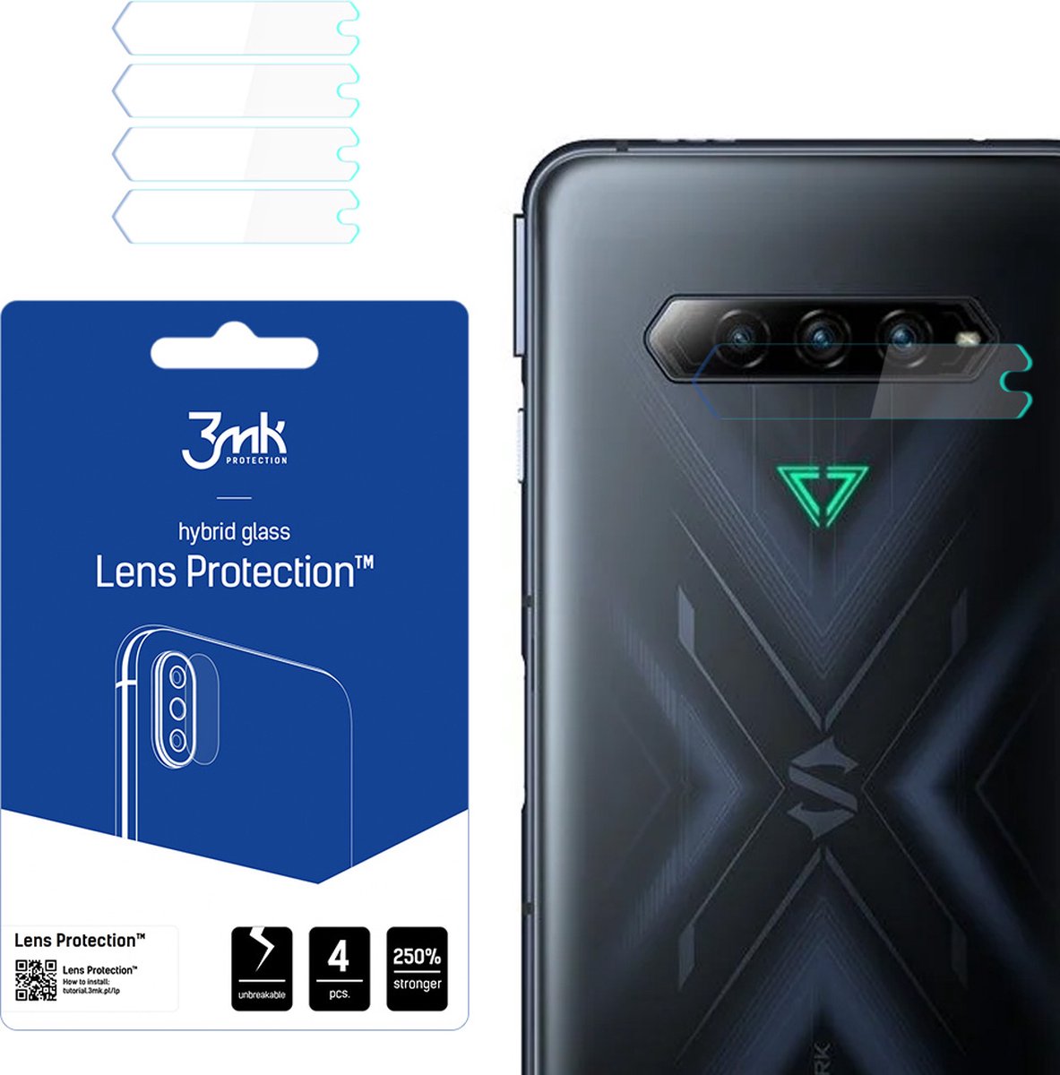 Xiaomi Black Shark 4 Pro 5G - 3mk Lens Protection