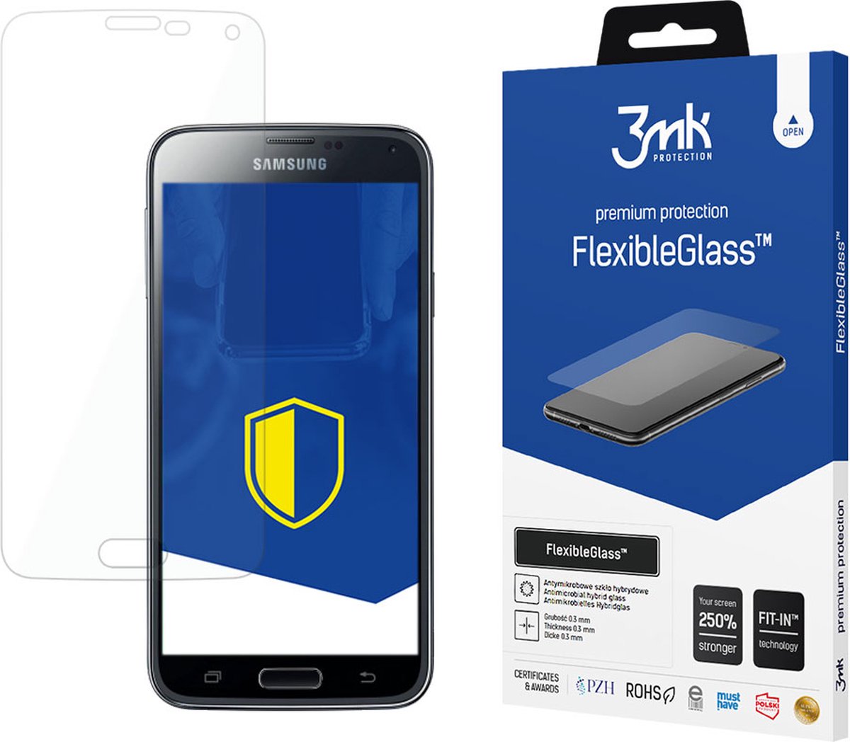 Samsung Galaxy S5 SM-G900F - 3mk FlexibleGlass
