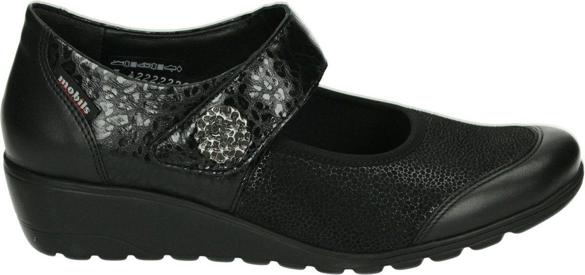 Mephisto Mobils - BATHILDA SILK - - Kleur: Zwart - Maat: 37.5