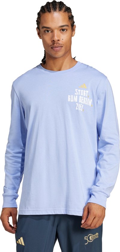 adidas Performance BMW Berlin Marathon 2024 Tour Longsleeve - Heren -  Blauw- S | bol