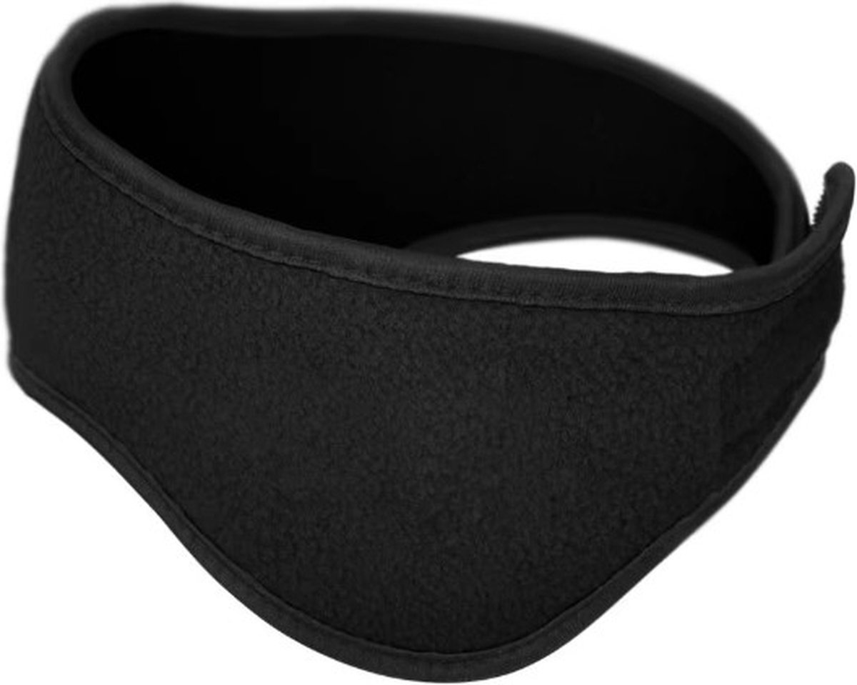 Actie4you® - Oorwarmer – Hoofdband - Winter Fleece - Muts – Wintermuts – Sporthoofdband - Zwart