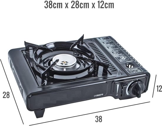 Camping gasfornuis 1-pits met 4 gaspatronen en 2,5 kW vermogen van Camping — afbeelding 2