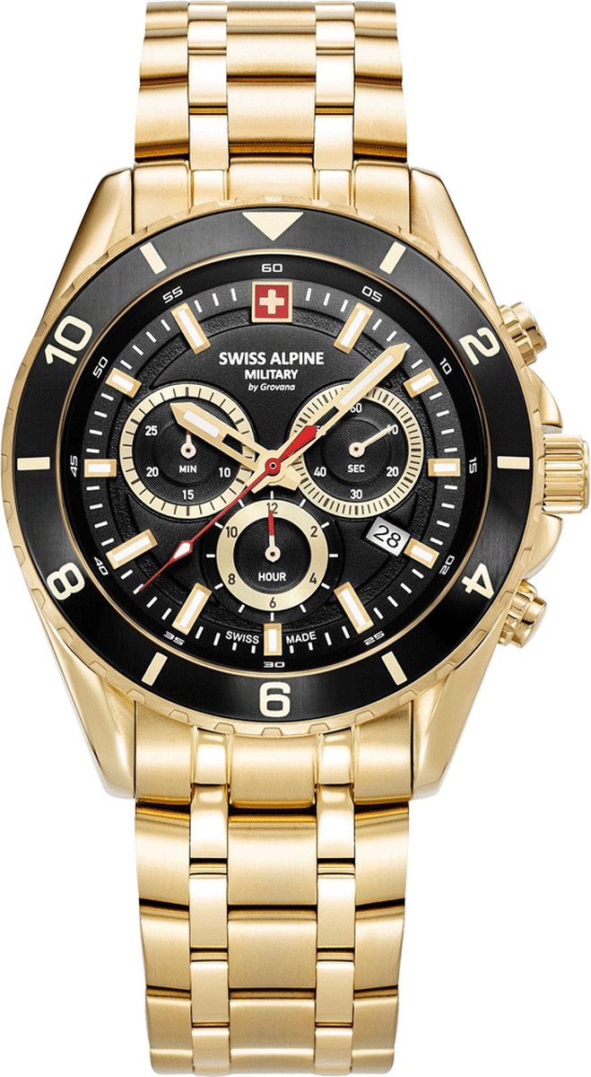 Swiss Alpine Military Sierra Chrono SAM7034.9117 mannen horloge