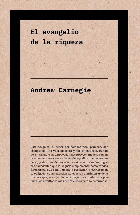 El evangelio de la riqueza - cover