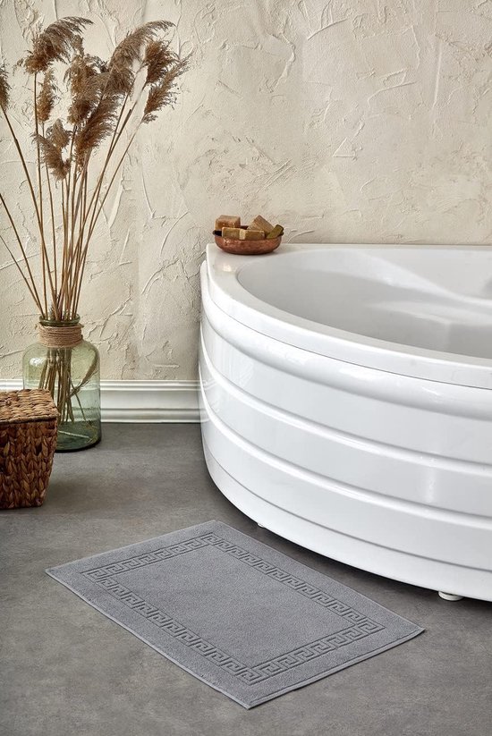 Sealskin Angora badmat 1400 x 700mm grijs kopen? Bad- & toiletmatten