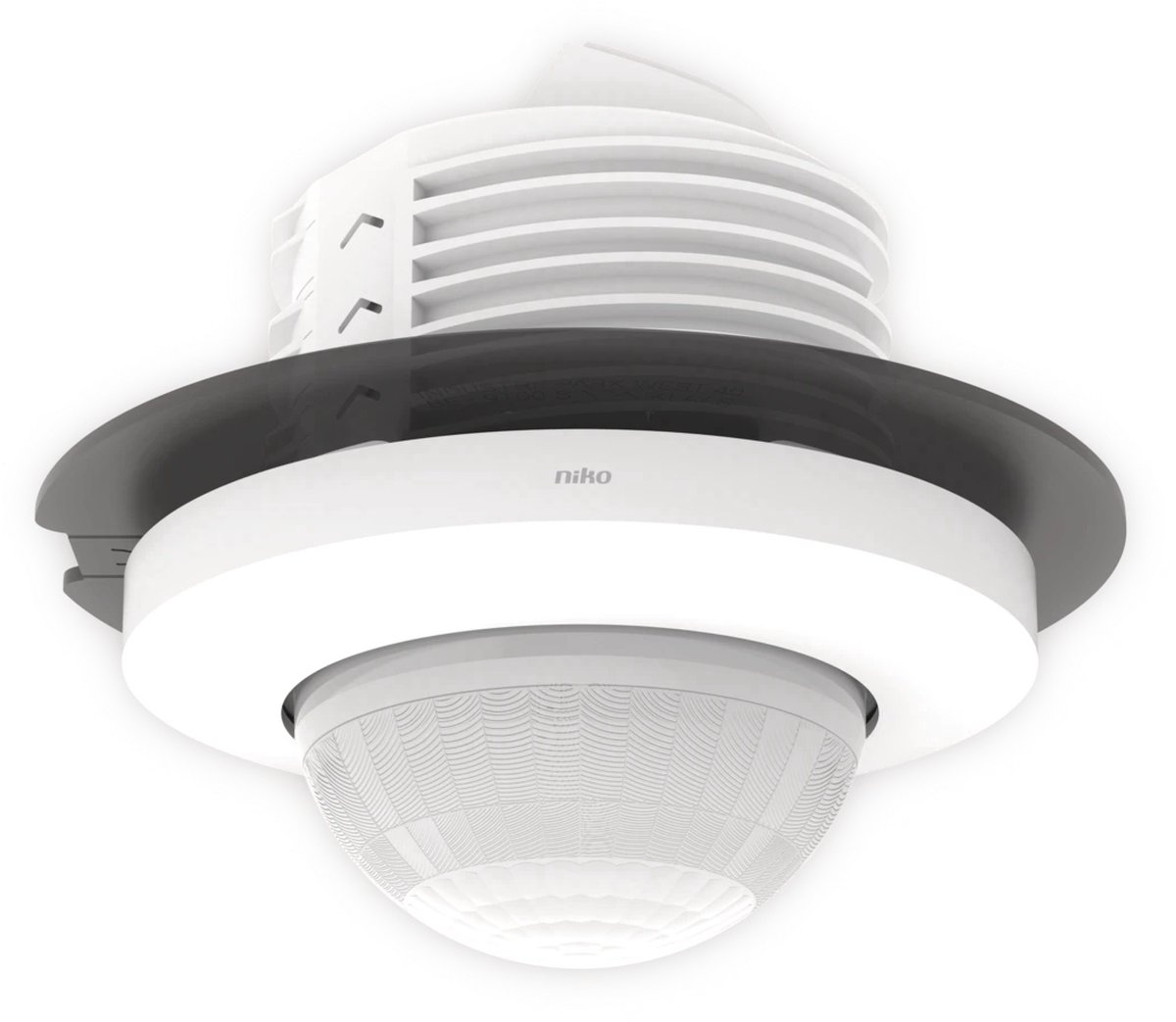 Niko Aanwezigheidsmelder P42LR voor inbouw (SnapFit), wit - 353-701121