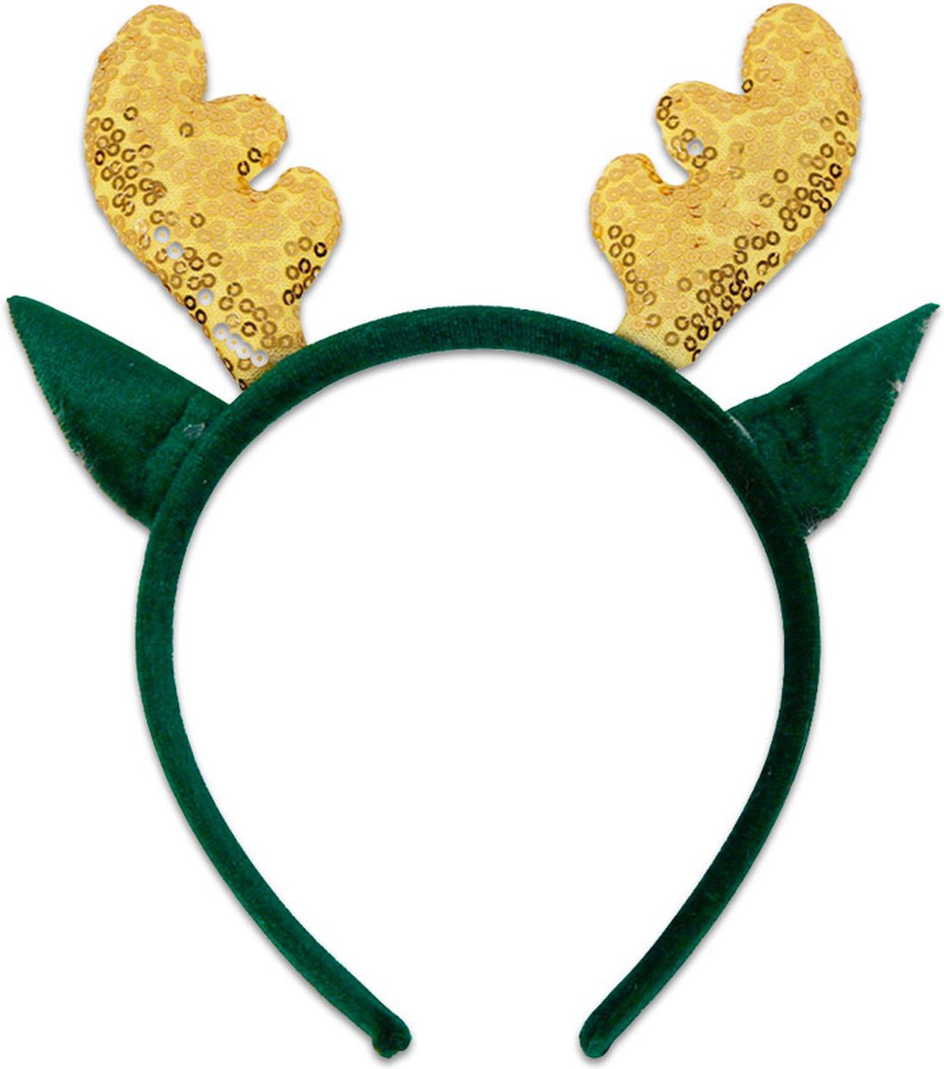 Q2P - Gewei - Diadeem - Kerst - Kerstdiadeem - Tiara - Kersthaarband - Kerstversiering - Kinderen - Volwassenen