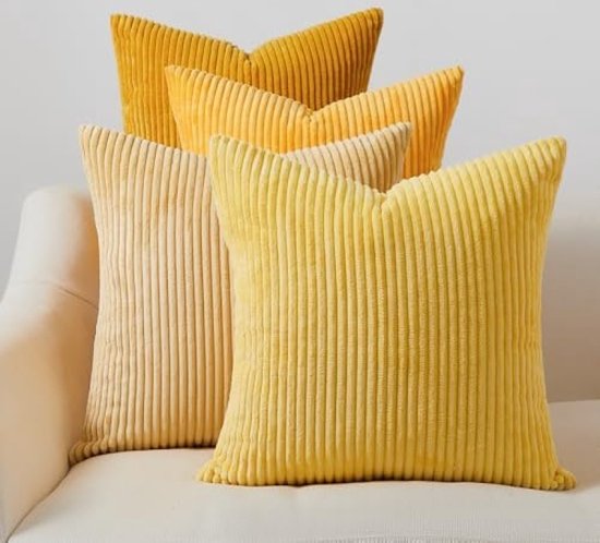 Slozzi Set van 2 fluwelen kussenslopen, decoratieve kussenhoes voor thuis, zacht bankkussen voor bank, slaapkamer, woonkamer, 40 x 40 cm, blauw