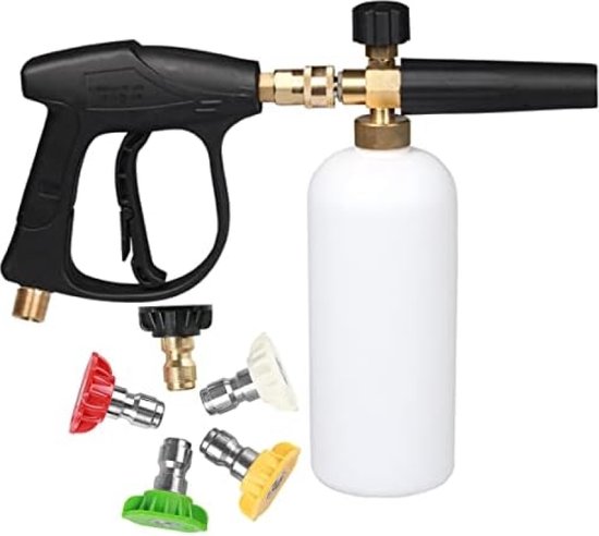 Pistola Schiuma Auto Ruiqas - Cannone Alta Pressione Con 5 Ugelli, Per Idropulitrici - Foto 11