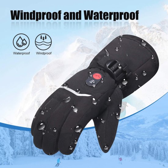 Gants chauffants pour activités hivernales - gants pour le ski, la randonnée, la moto et plus encore