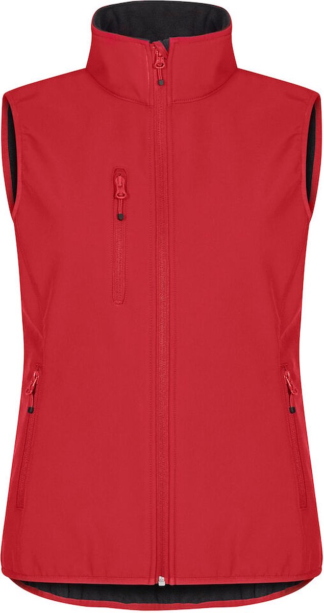 Clique Classic Softshell Vest Women 0200916 - Rood - 36/S