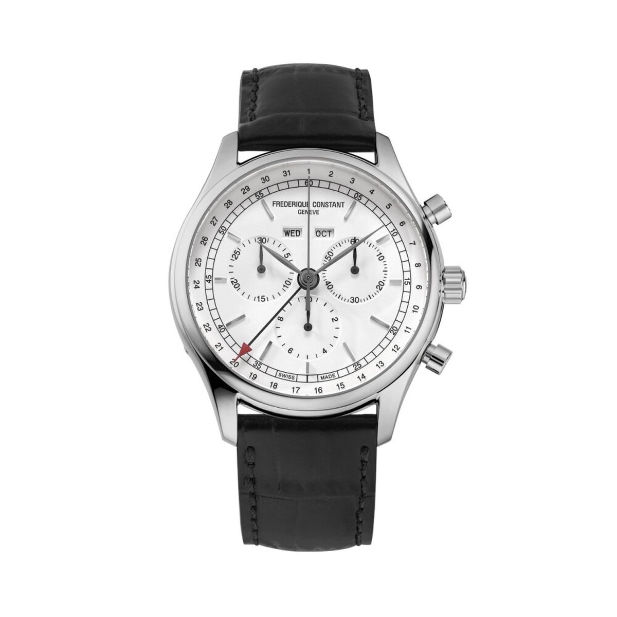 Frédérique Constant Classics FC-296SW5B6 Horloge - Leer - Zwart - Ø 40 mm