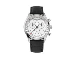 Frédérique Constant Classics FC-296SW5B6 Horloge - Leer - Zwart - Ø 40 mm