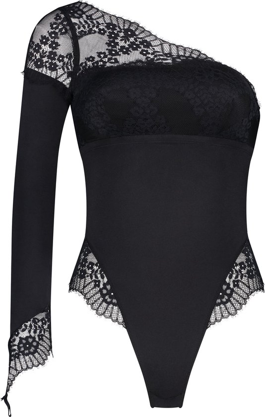 Hunkemöller Bodysuit 'Daisy' in Black | ABOUT YOU
