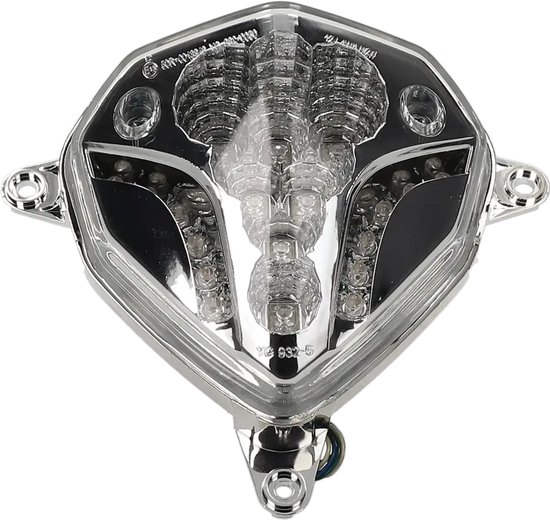 Indicatorlens Set STR8  4  Met Achterlicht Yamaha Aerox / Nitro Voor 1999 Zwart