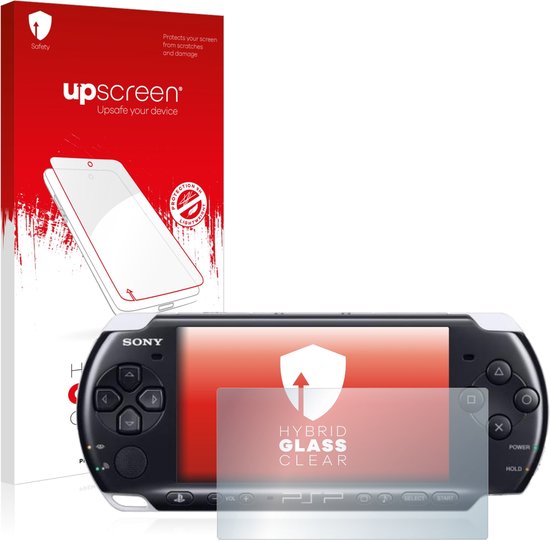 upscreen - Screenprotector voor Sony PSP 3000 - Folie Beschermfolie Beschermglas transparant