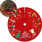 Sapin de Noël Jupe Tapis de Noël Sapin de Noël Tapis Ornement de Noël Décoration Jupe de Noël Tapis Tapis de Sol Père Noël 90cm - 1 Pièce