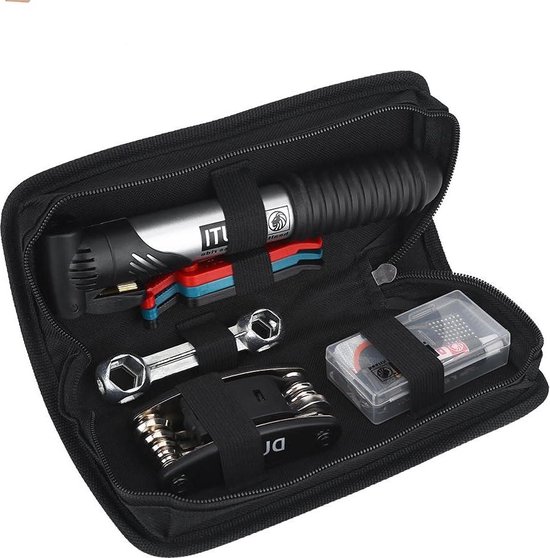 LALAGO Fietsgereedschapsset reparatieset, fiets onderweg multitools