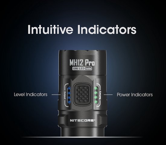 Nitecore Lampe de poche tactique Nitecore Mh12 Pro - Noir