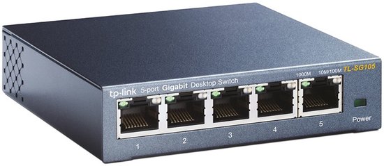 TP-Link TL-SG105 - Netwerk Switch - Unmanaged - 5-Poorten