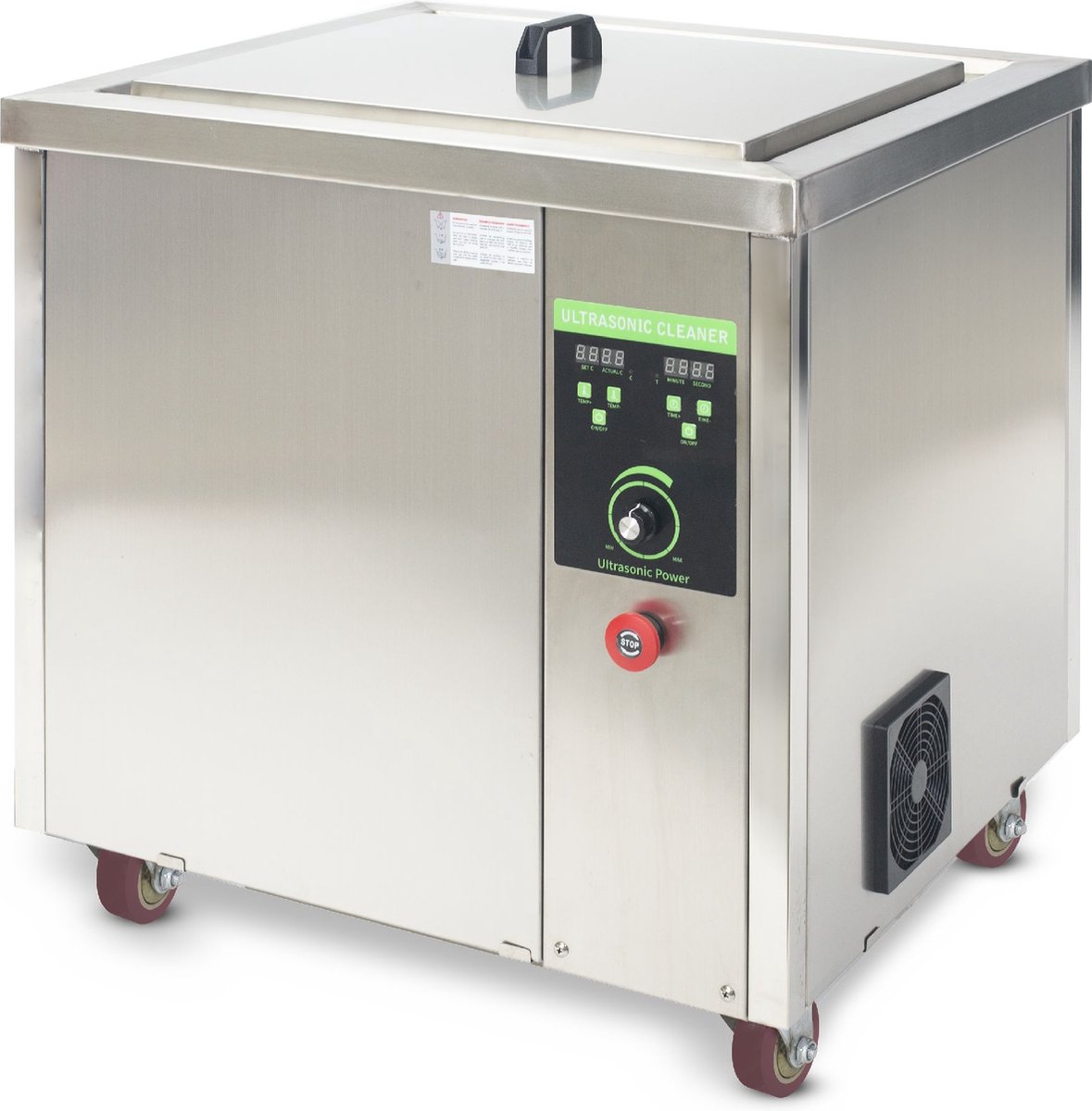 Ultrasoonreiniger 60 liter 40 kHz industrieel 24/7 werking MW Tools UCI060