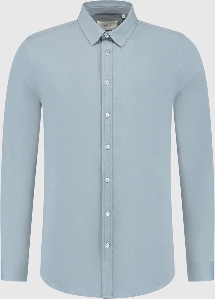 Pure Path Jersey Shirt Blue Grey
