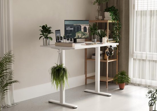 Claiks In hoogte verstelbaar bureau, 100 x 60 cm, elektrisch sta-bureau
