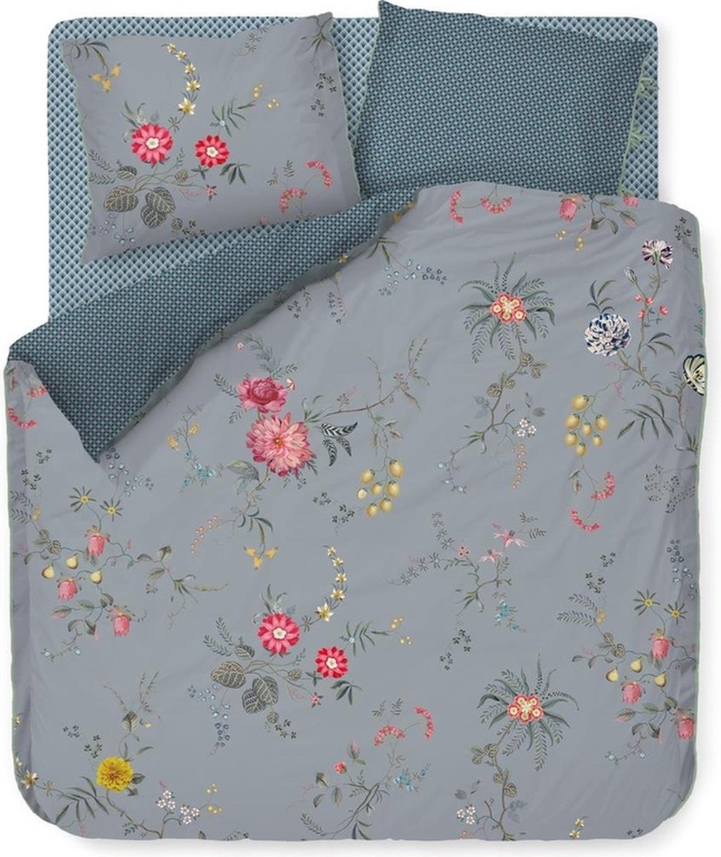 Pip Studio Fleur Grandeur dekbedovertrek - Lits-Jumeaux - 240x200/220 - Blauw