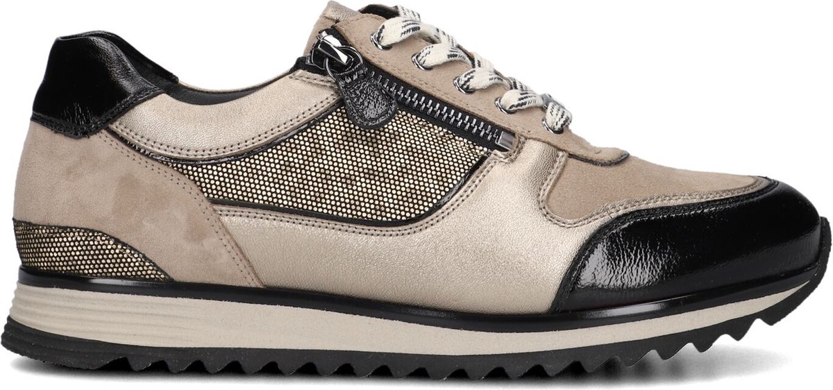 Hassia Porto Sneakers - Leer - Dames - Taupe - Maat 42,5