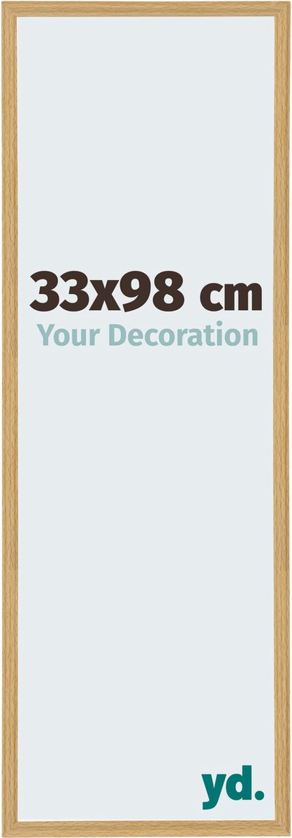 Your Decoration - Puzzellijst 33x98 cm - Beuken Licht - Puzzellijst 500-1000 stukjes - Kunststof Fotolijst - Annecy