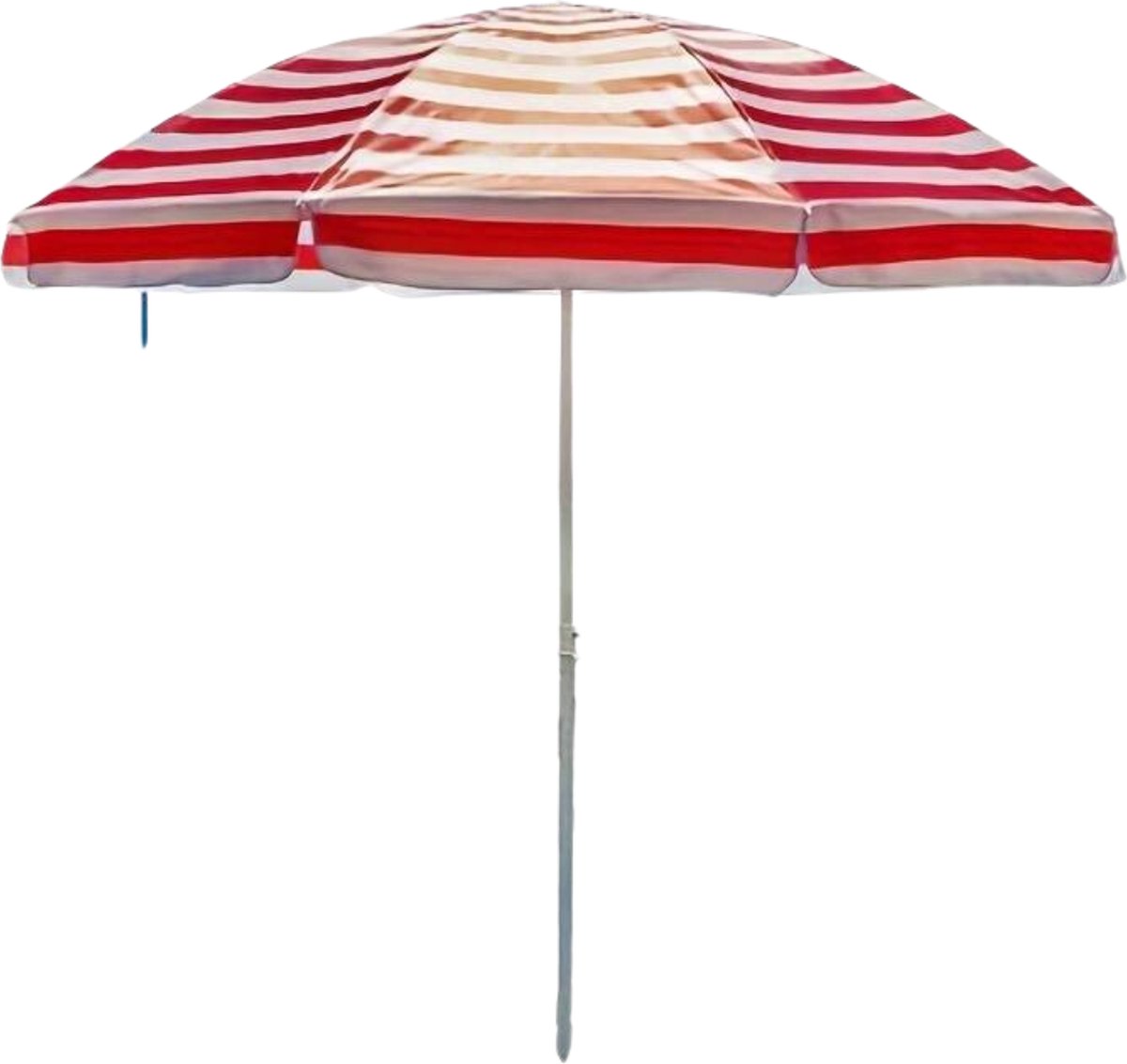 Bovista Strandparaplu - Extra Sterke Parasol - Winddicht Paraplu - Strand - Outdoor - UV Bescherming - Rood