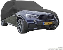BOXX Autohoes Binnen – SUV/Jeep Pasvorm – Premium Stretch Garagehoes voor Optimale Bescherming – Zwart – Maat XL – DS COVERS