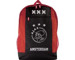 foto van Ajax-rugtas medium rood zwart XXX